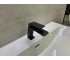 Смеситель для раковины (умывальника) CORSAN TRINO BLACK MATT черный низкий  CMB7111BL:Фото 5