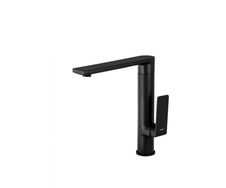 Смеситель для кухни CORSAN TRINO BLACK MATT черный з подвижным носиком CORSAN  CMB7121BL CMB7121BL