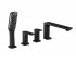 Смеситель для ванны CORSAN TRINO BLACK MATT на борт ванны  CMB7142BL:Фото 4