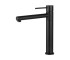 Смеситель для кухни CORSAN LUGO BLACK MATT черный з подвижным носиком  CMB7521BL:Фото 4
