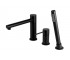 Смеситель для ванны CORSAN LUGO BLACK MATT на борт ванны  CMB7542BL:Фото 2