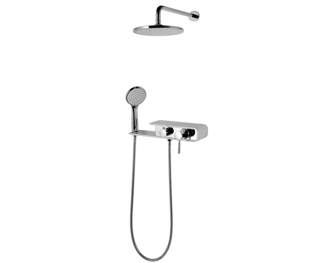 Душевая система CORSAN KONEKTO CHROME скрытого монтажа  CMN001 KONEKTO SZARY:Фото 2