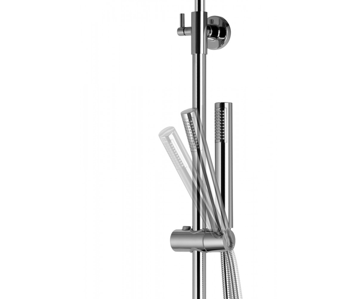 Душевой гарнитур Corsan LUGO CHROME с изливом  CMN01MCHW:Фото 4