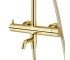 Душевой гарнитур CORSAN LUGO GOLD с изливом  CMN01MGLW:Фото 3