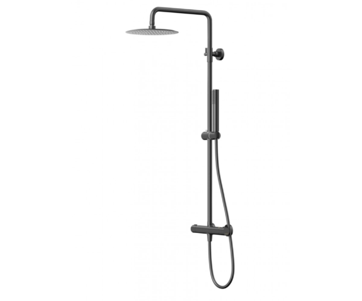 Душевой гарнитур CORSAN LUGO BLACK с термостатом CORSAN  CMN01TBL CMN01TBL