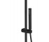 Душевой гарнитур CORSAN LUGO BLACK с термостатом и изливом  CMN01TBLW:Фото 4