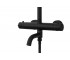 Душевой гарнитур CORSAN LUGO BLACK с термостатом и изливом  CMN01TBLW:Фото 6