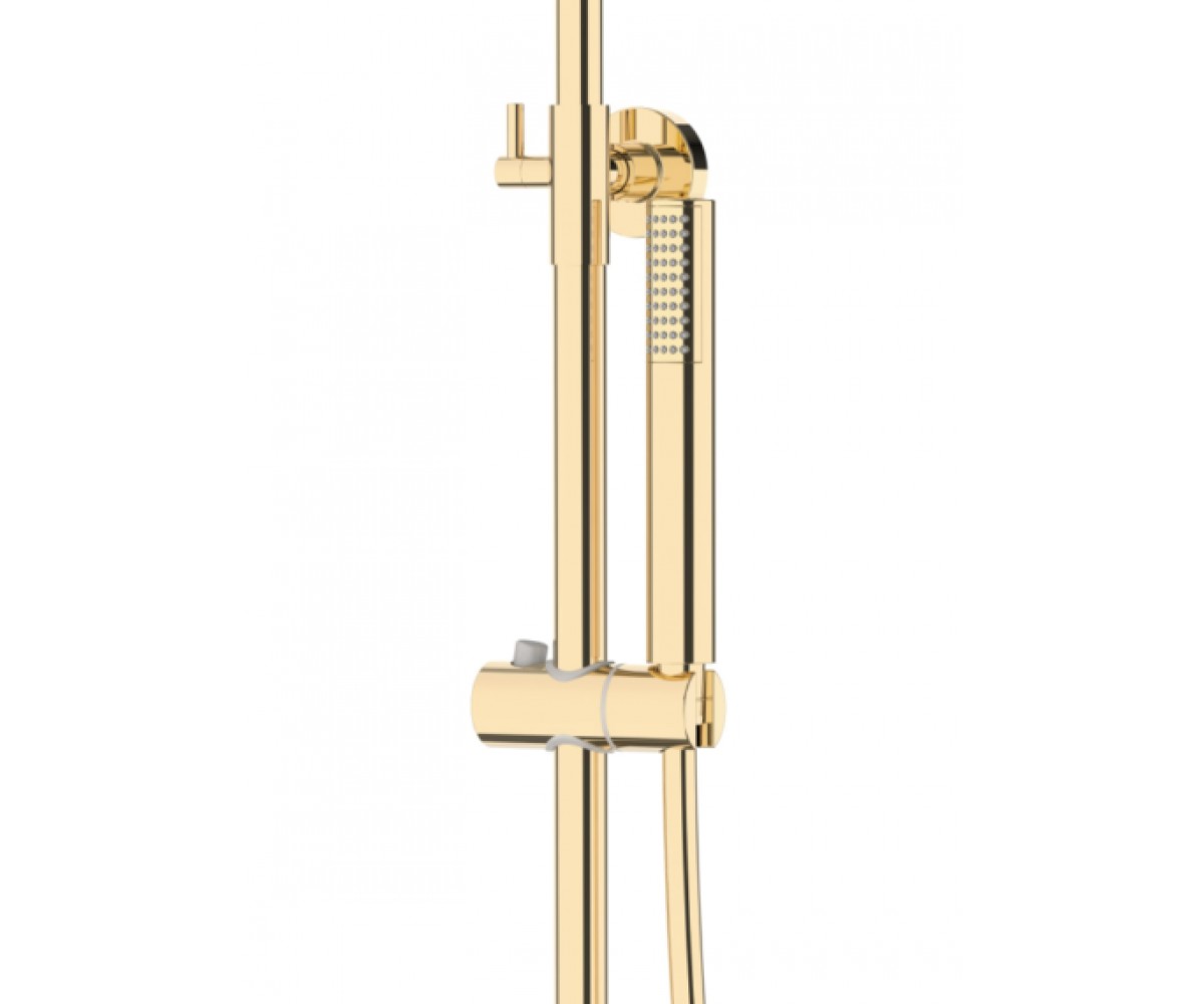 Душевой гарнитур Corsan LUGO GOLD с термостатом  CMN01TGL:Фото 2