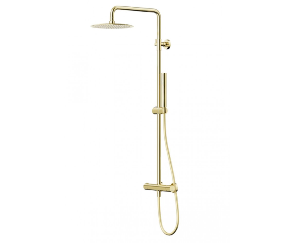 Душевой гарнитур Corsan LUGO GOLD с термостатом  CMN01TGL:Фото 4