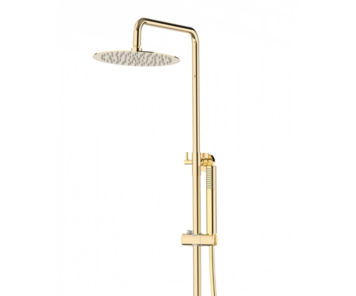 Душевой гарнитур Corsan LUGO GOLD с термостатом  CMN01TGL:Фото 5