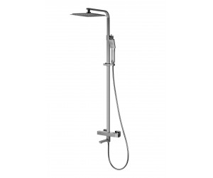 Душевой гарнитур Corsan ANGO CHROME с термостатом и изливом  CORSAN CMN02TCHW