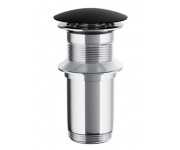 Донный клапан для раковины CORSAN CLICK-CLACK BLACK без перелива CORSAN  MU03BL