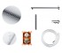 Душевая система CORSAN LUGO CHROMе с термостатом + BOX скрытого монтажа CORSAN  Z03TCH Z03TCH