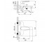 Смеситель для ванны  MAGGIORE BE-1C122C:Чертеж 