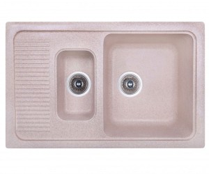 Полуторна мармурова мийка   COSH  77X49-806