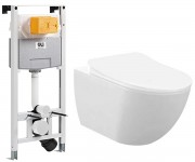 Унітаз з установкою 3 в 1 CREAVIT  FE322-11CB00E-0000+099949