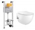 Унітаз з установкою 3 в 1 CREAVIT  FE322-34CB00E-0002+099949 FE322-34CB00E-0002+099949