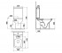 Унитаз компакт  LARA LR310.001+SET.UA005+KC3541.00:Чертеж 