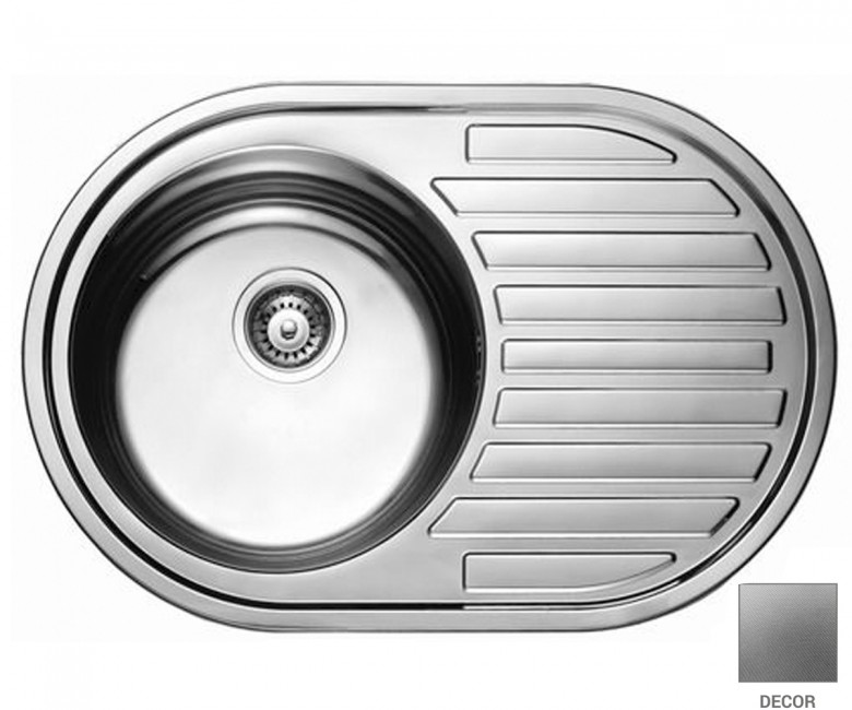 Мийка овальна 77 см CRYSTAL  UA 7108 ZS DECOR UA 7108 ZS DECOR