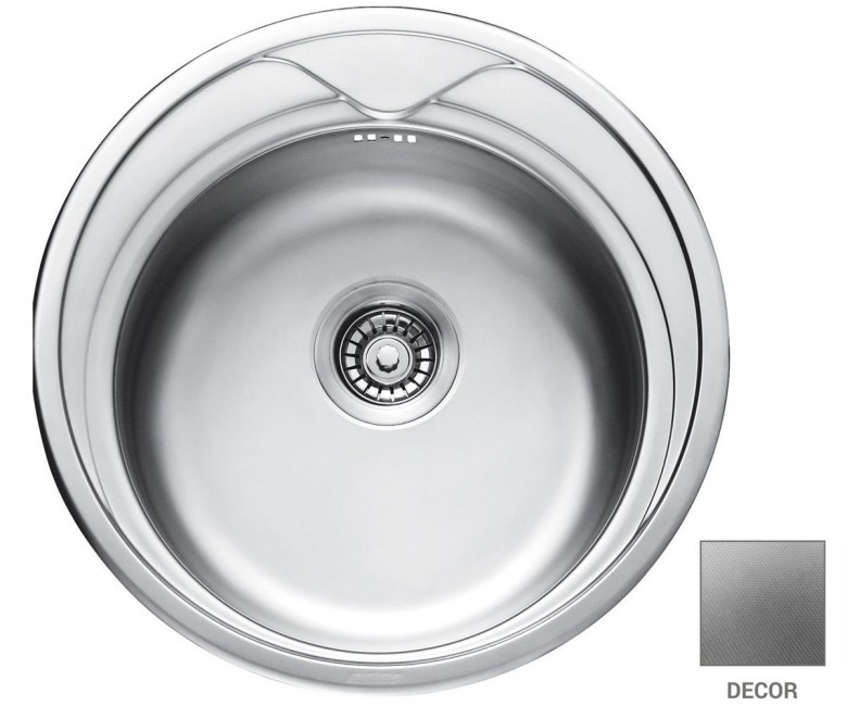 Кругла мийка 51 см CRYSTAL  UA 7109 ZS DECOR UA 7109 ZS DECOR