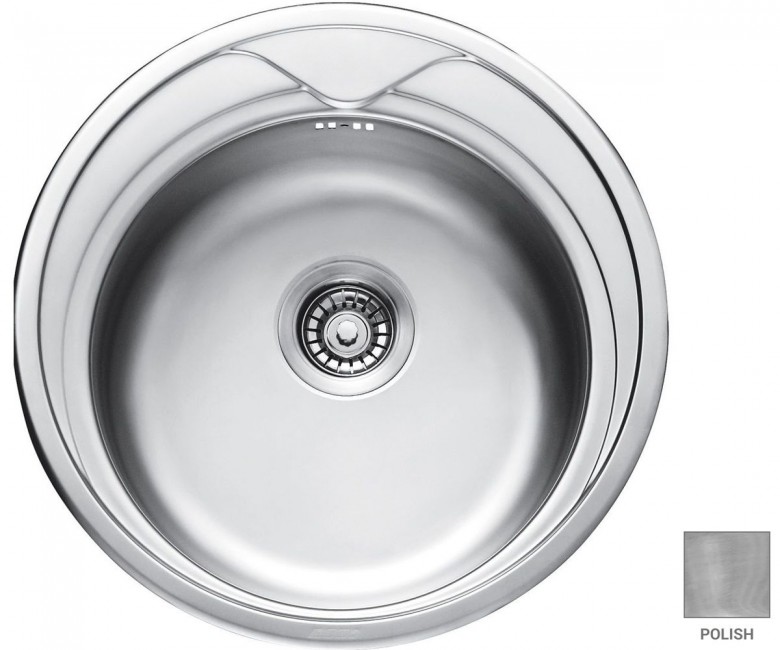 Кругла мийка 51 см CRYSTAL  UA 7109 ZS POLISH UA 7109 ZS POLISH