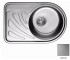 Мийка правобічна CRYSTAL  UA 7111 ZS SATIN RIGHT UA 7111 ZS SATIN RIGHT