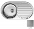 Овальна мийка 79 см CRYSTAL  UA 7114 ZS SATIN UA 7114 ZS SATIN
