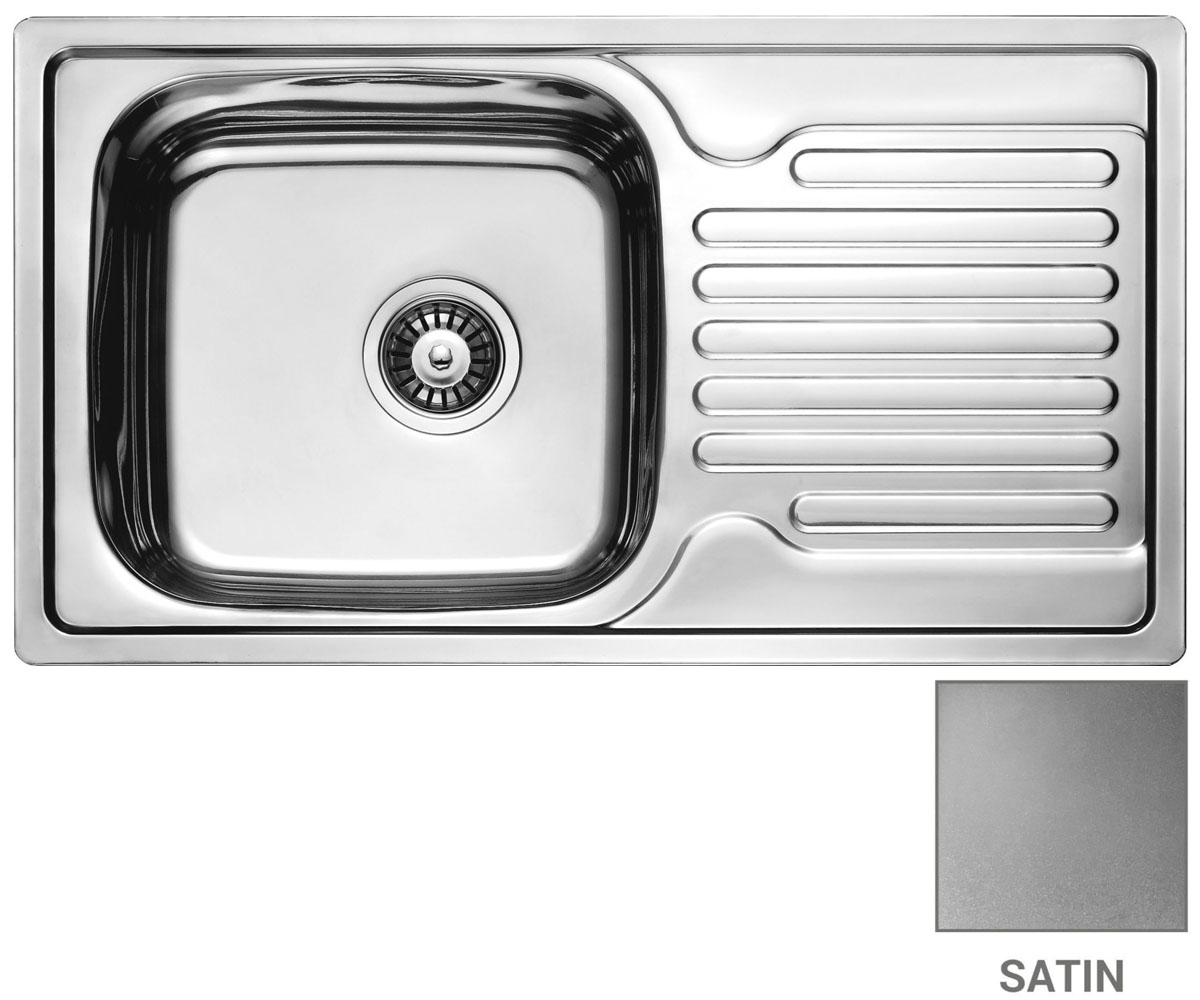 Мийка на стільницю CRYSTAL  UA 7204 ZS SATIN UA 7204 ZS SATIN