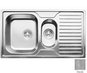 Мийка на півтори чаші CRYSTAL  UA 7302 ZS POLISH