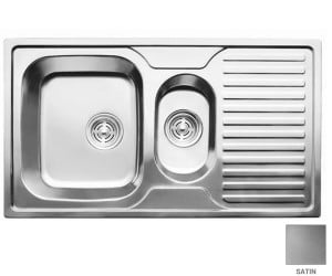 Мийка на півтори чаші CRYSTAL  UA 7302 ZS SATIN