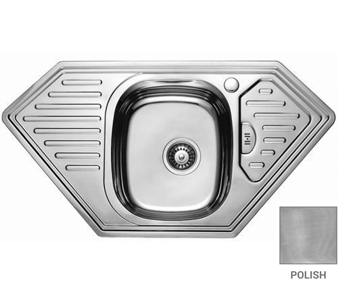 Мийка кутова 95 см CRYSTAL  UA 7801 ZS POLISH UA 7801 ZS POLISH