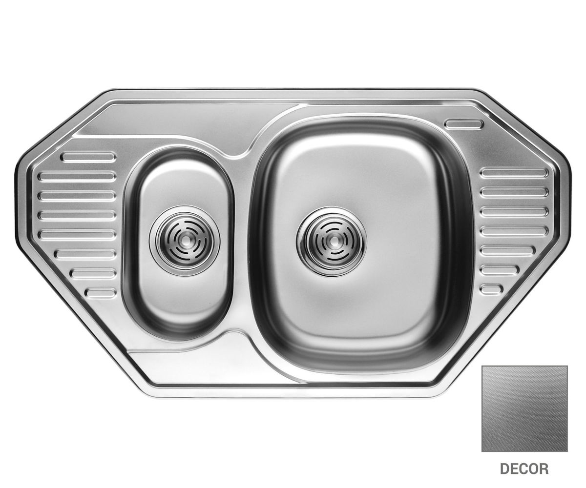 Мийка на півтори чаші CRYSTAL  UA 7804 ZS DECOR UA 7804 ZS DECOR