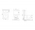 Безободковый унитаз  PALACE GRAND 468700SC:Чертеж 
