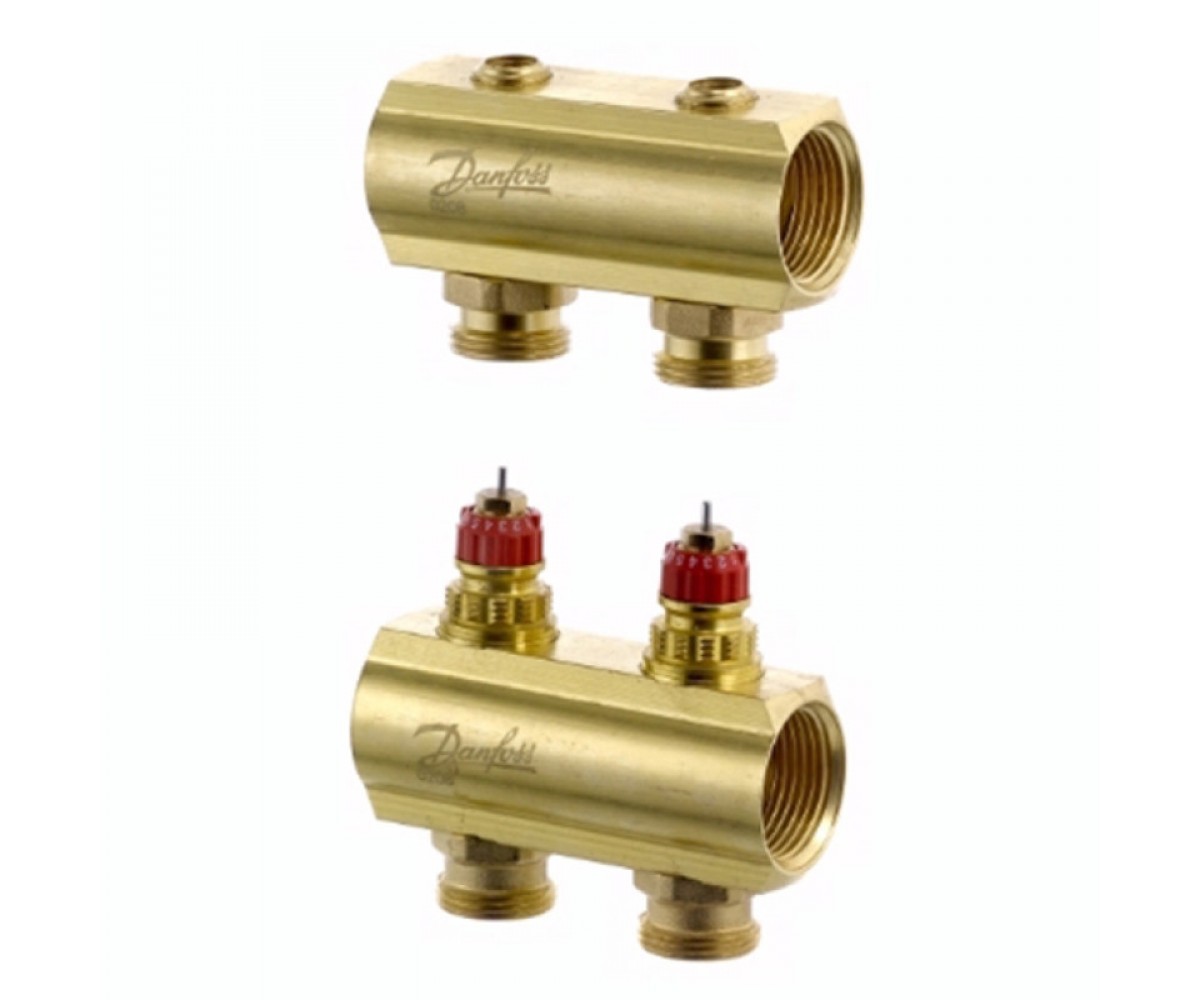 Колектор на 2 контури DANFOSS FHF-2 088U0502 088U0502