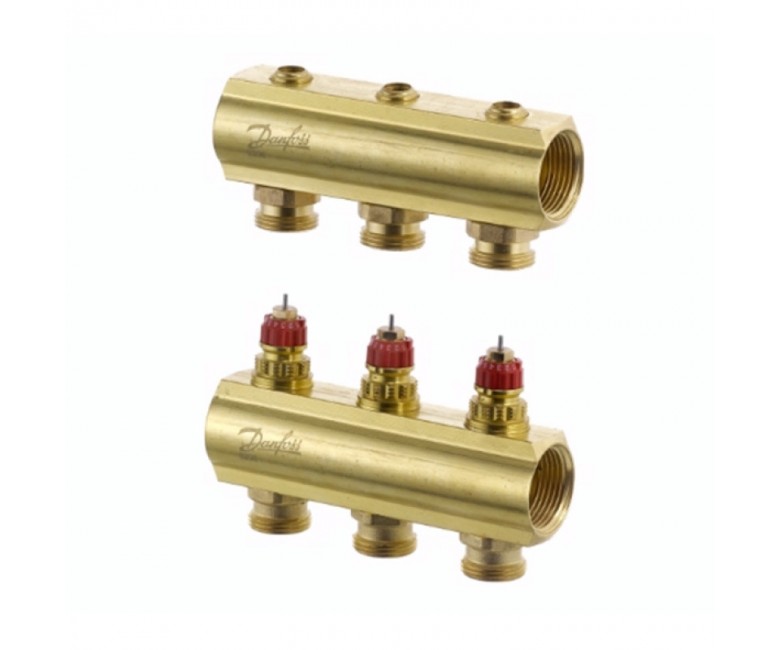 Коллектор для 3 контуров DANFOSS FHF-3 088U0503 088U0503