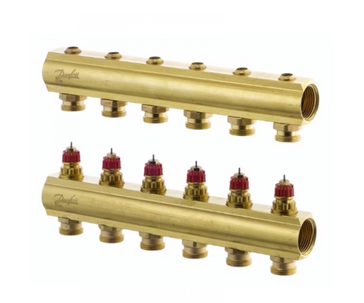 Коллектор для 6 контуров DANFOSS FHF-6 088U0506 088U0506