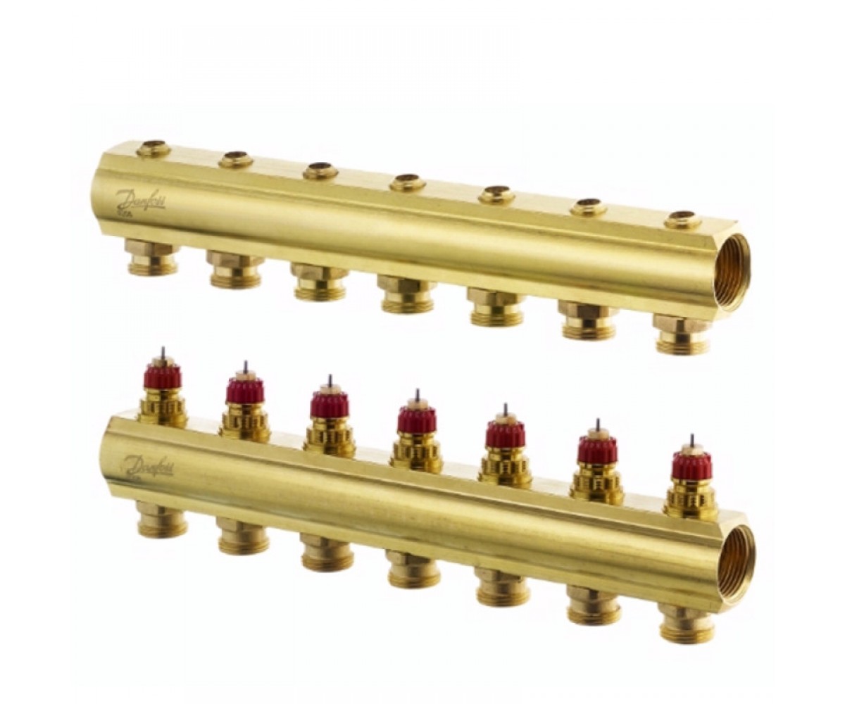 Колектор на 7 контурів DANFOSS FHF-7 088U0507 088U0507