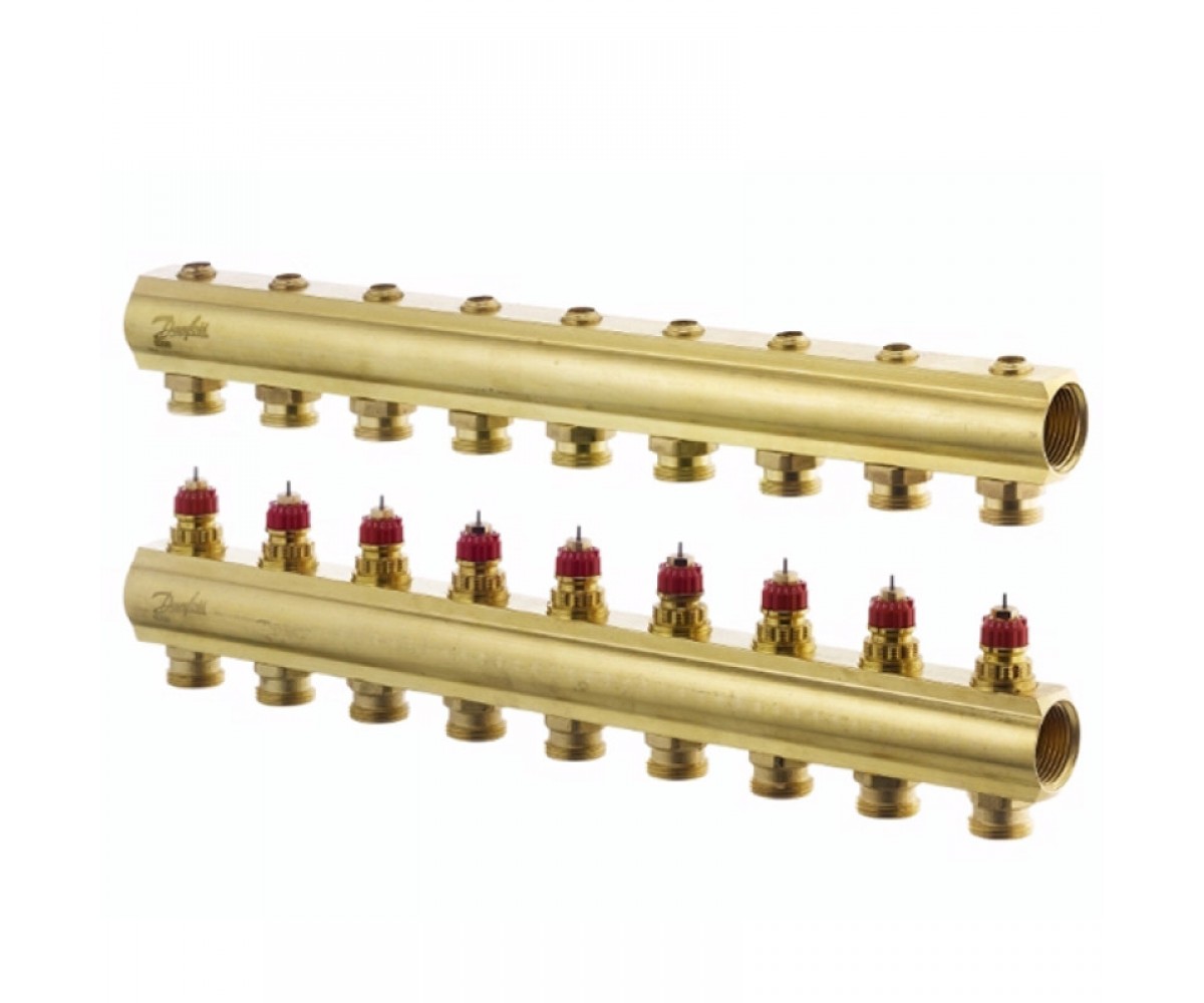 Колектор на 9 контурів DANFOSS FHF-9 088U0509 088U0509