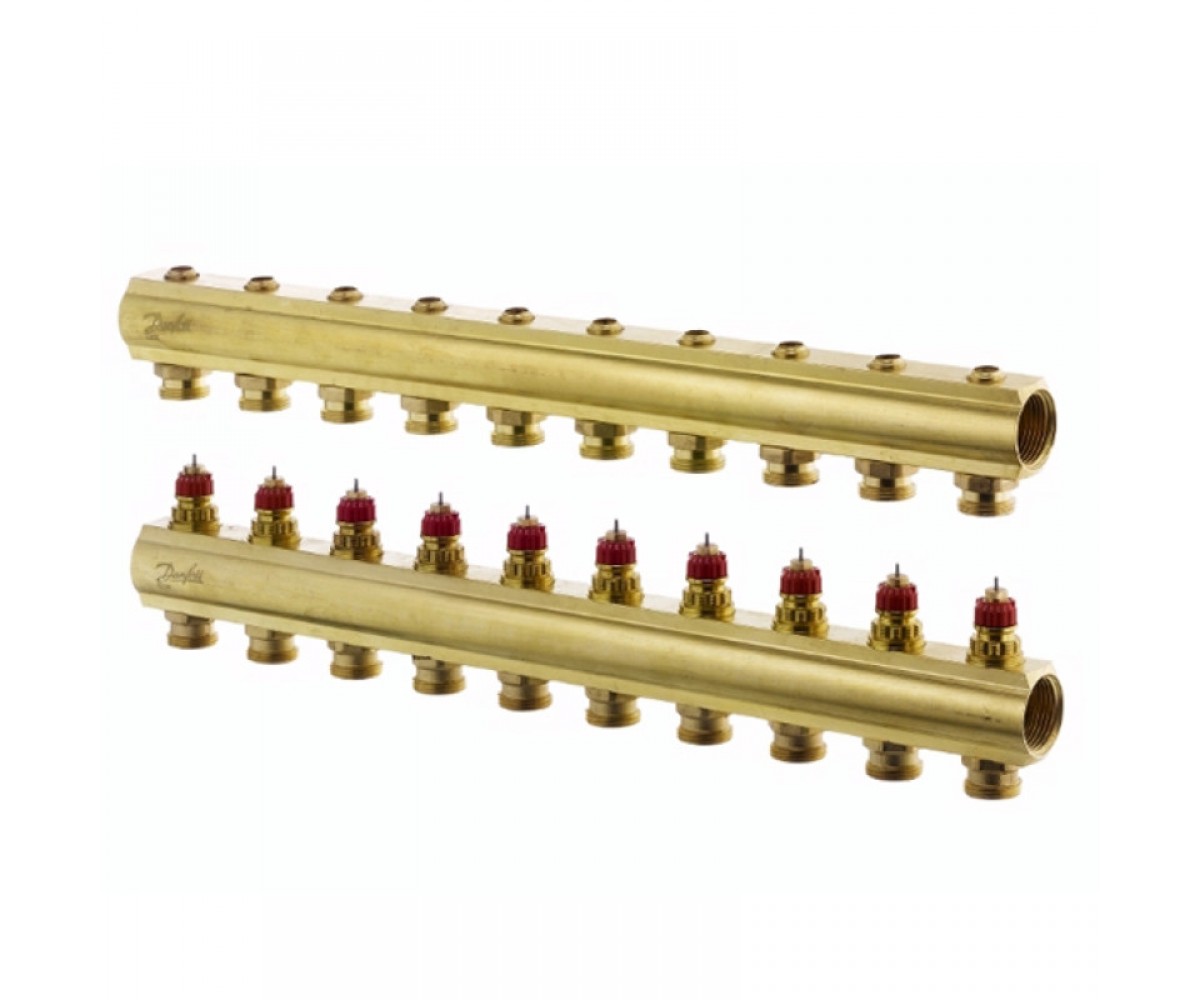 Колектор на 10 контурів DANFOSS FHF-10 088U0510 088U0510