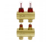 Колектор з витратоміром 2 виходи DANFOSS FHF-2F 088U0522
