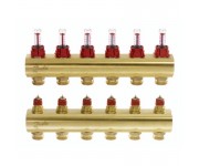 Колектор з витратоміром 6 виходів DANFOSS FHF-6F 088U0526