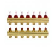 Колектор з витратоміром 7 виходів DANFOSS FHF-7F 088U0527