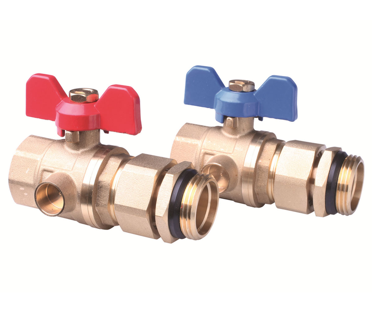 Комплект кульових кранів 1 DANFOSS FHF-BV 088U0822 088U0822