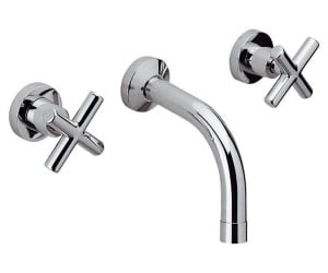 Змішувач для умивальника настінний DANIEL JAX J5022CR