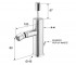 Хромированный смеситель  KIR K18604CR:Чертеж 