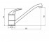 Кухонный смеситель  TAGA FLIGER BFT 060M:Чертеж 