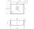 Гранитная мойка с сифоном  ANDANTE ZQN_2103:Чертеж 