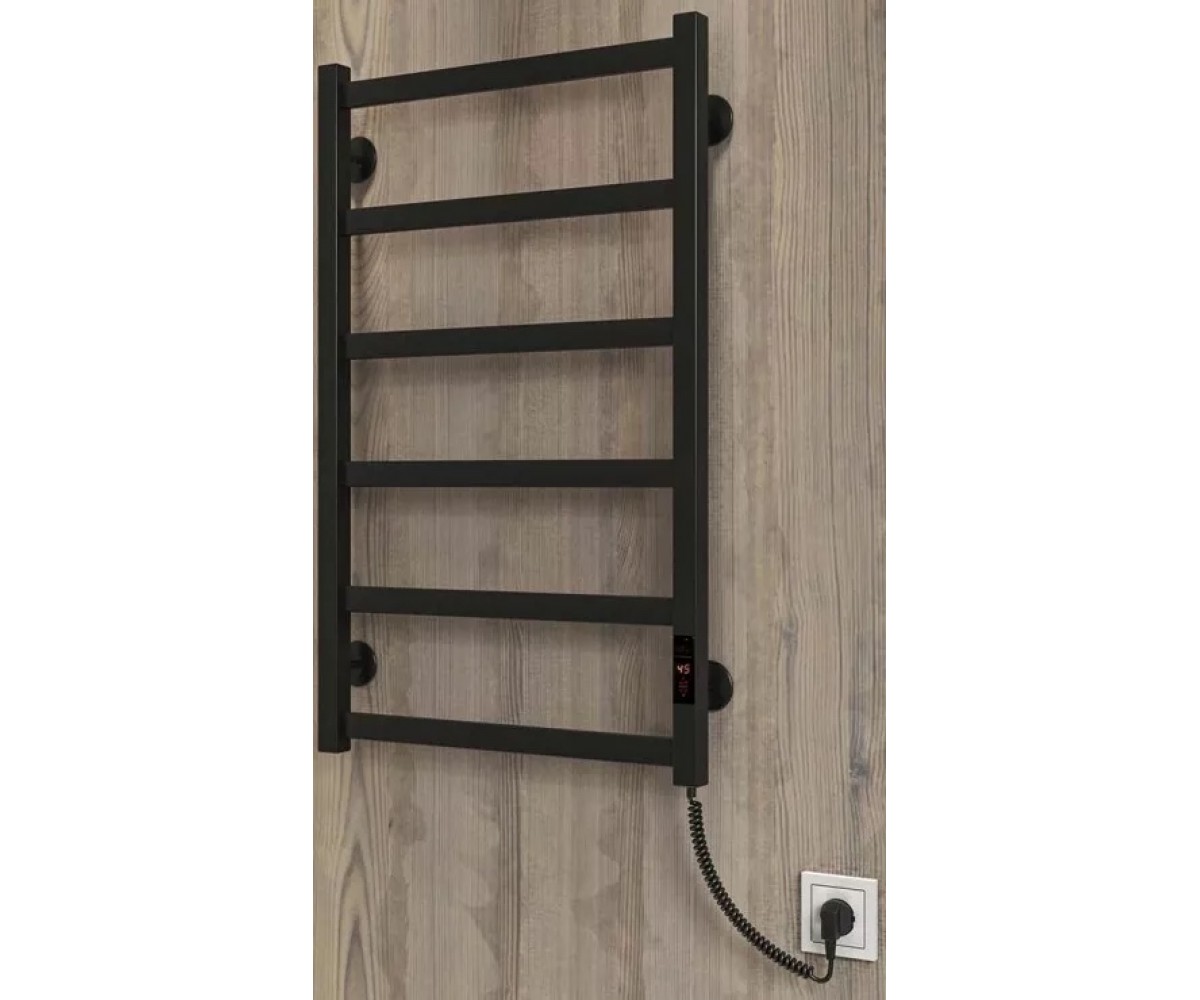 Рушникосушарка електрична Deffi Avast 500x800 правий, 140 Вт, чорний DEFFI  B.AV.80.50.6.E.B.R.2 B.AV.80.50.6.E.B.R.2