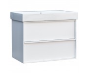 083085WB QUADRA Тумба 85 біла матова з умивальником та сифоном (1 сорт) DEVIT QUADRA 083085WB-2