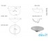 Умывальник для ванной комнаты  OVALE 1522136:Фото 3
